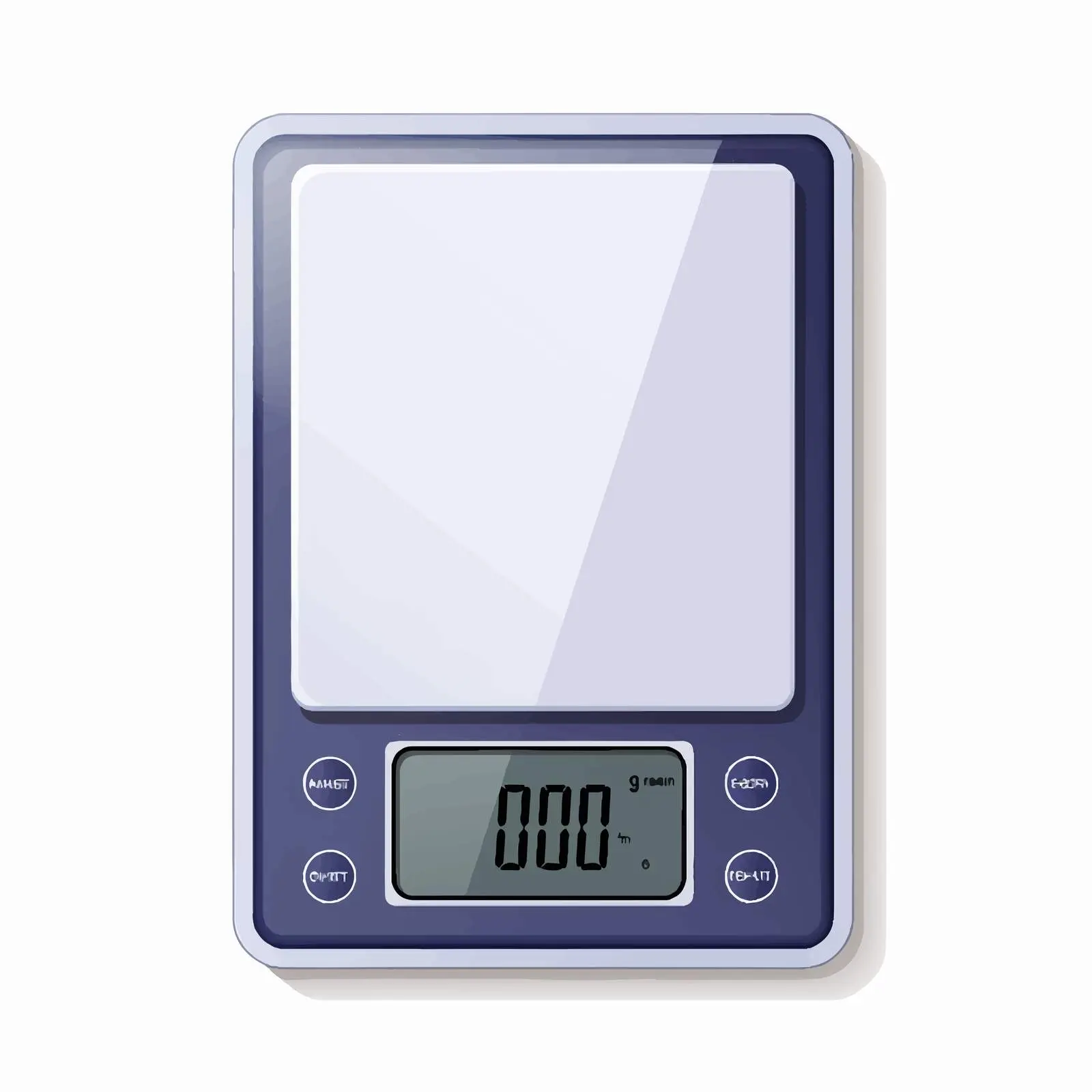 Digital Scales Vector Illustration on White Background — free download from Dotvec