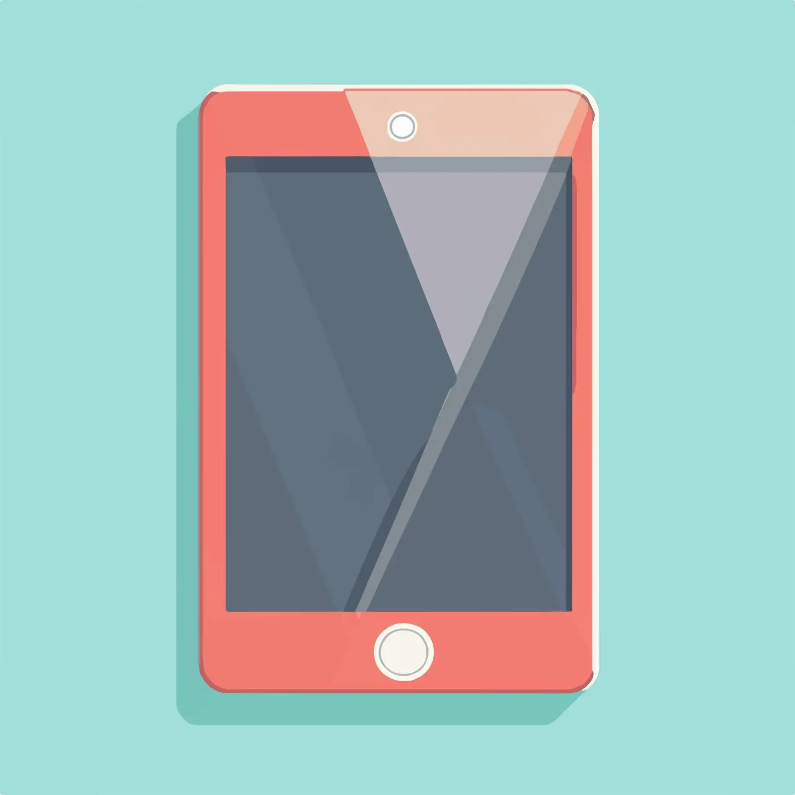 Flat Vector Digital Tablet Illustration — free download from Dotvec