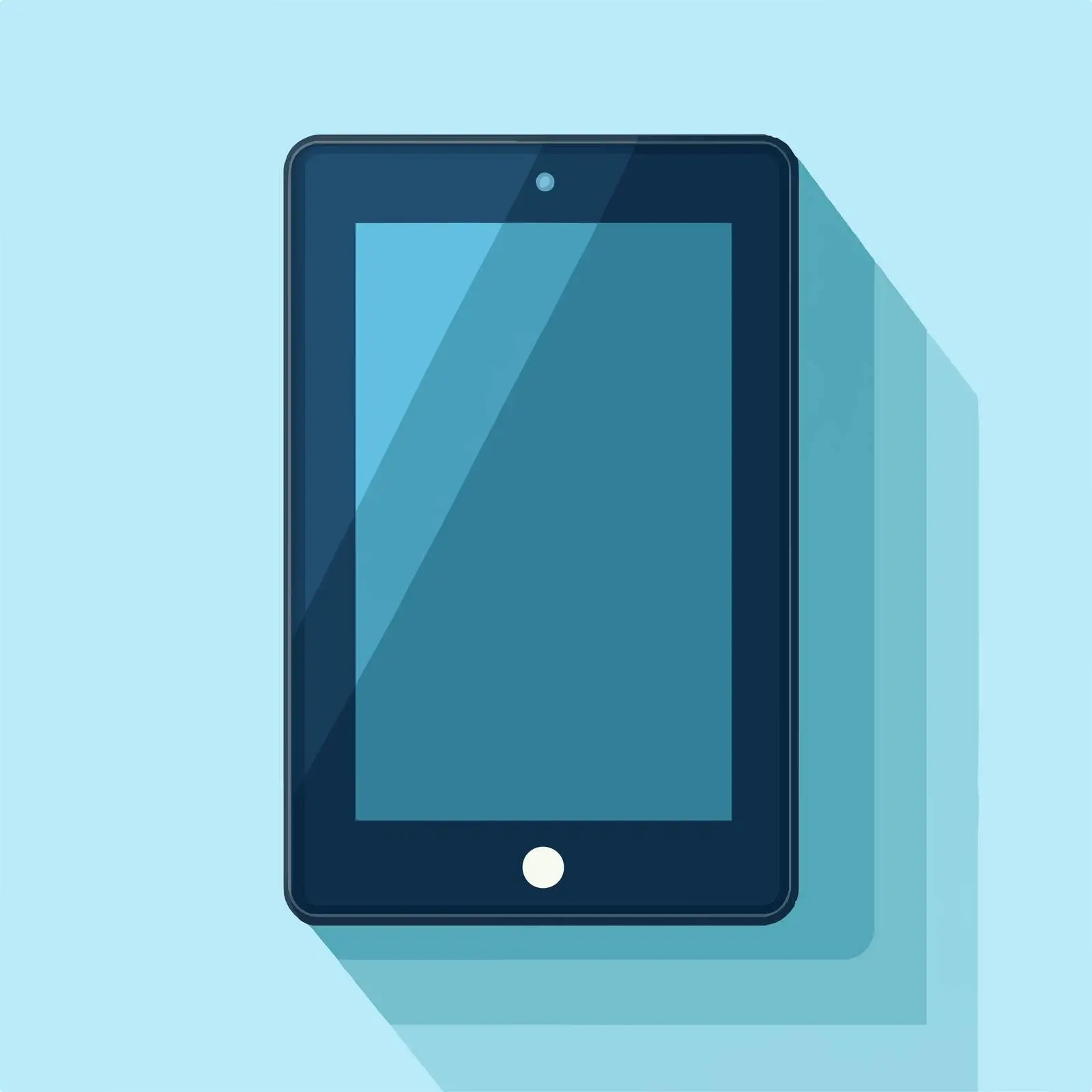 Flat Vector Illustration of Digital Tablet — free download from Dotvec