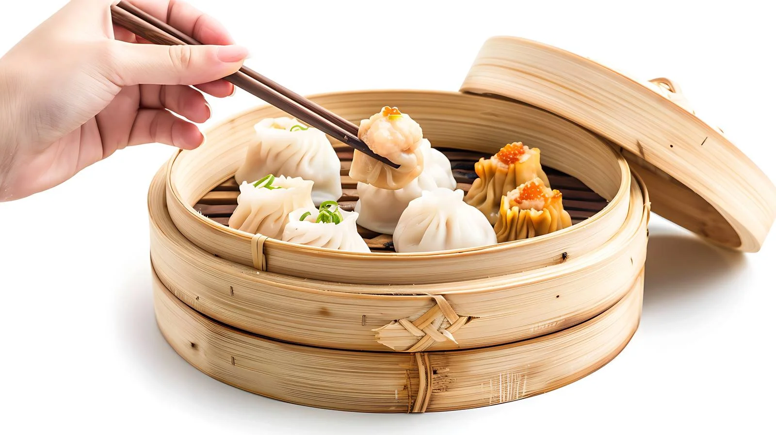 Exquisite Chinese Dim Sum Steamer — free download from Dotvec