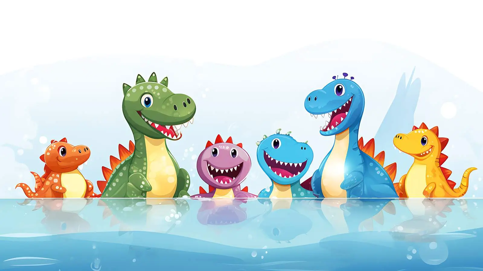 Dinosaur Swimming Ring for Pool Fun — free download from Dotvec