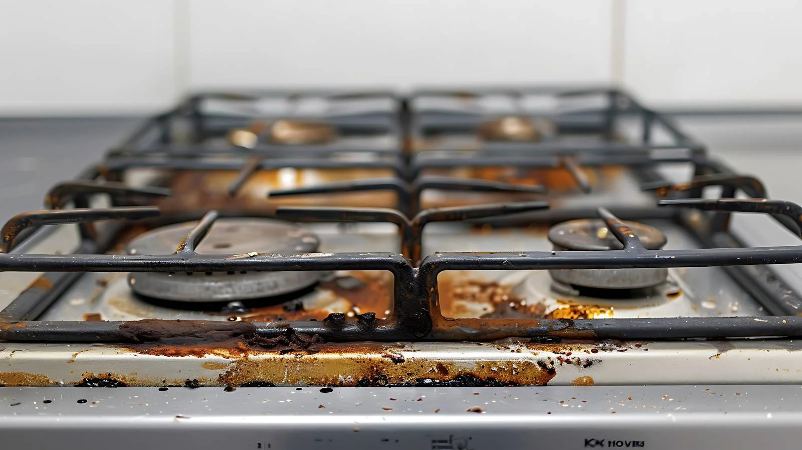 Greasy Kitchen Stove Surface Cleaning Needed — free download from Dotvec