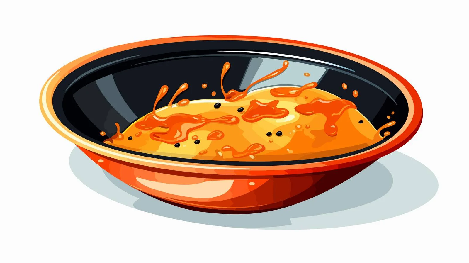 Cartoon Dirty Dish in Good Quality — free download from Dotvec
