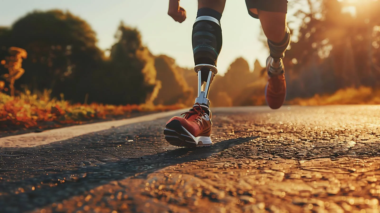 Adaptive sports for amputee athlete — free download from Dotvec