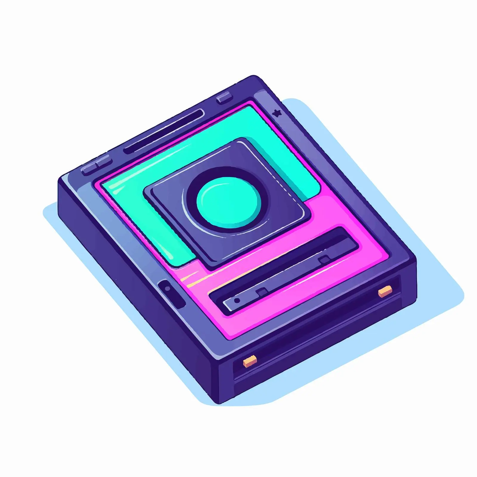 90s Floppy Diskette Vector Illustration — free download from Dotvec
