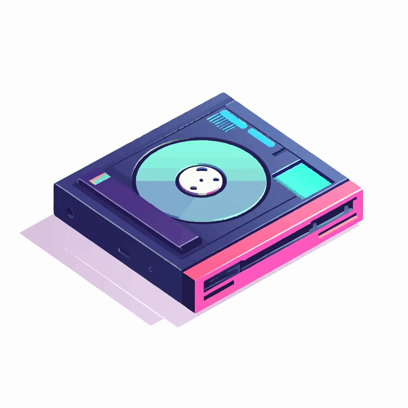 90s Floppy Diskette Vector Illustration — free download from Dotvec