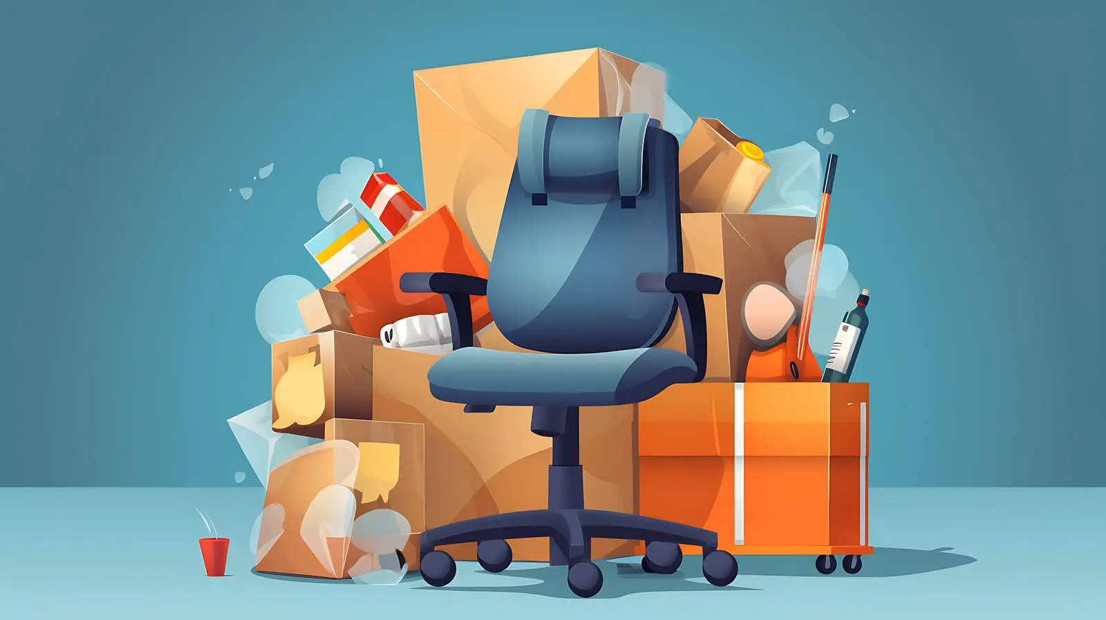 Dismissal Workplace Scene Illustration — free download from Dotvec