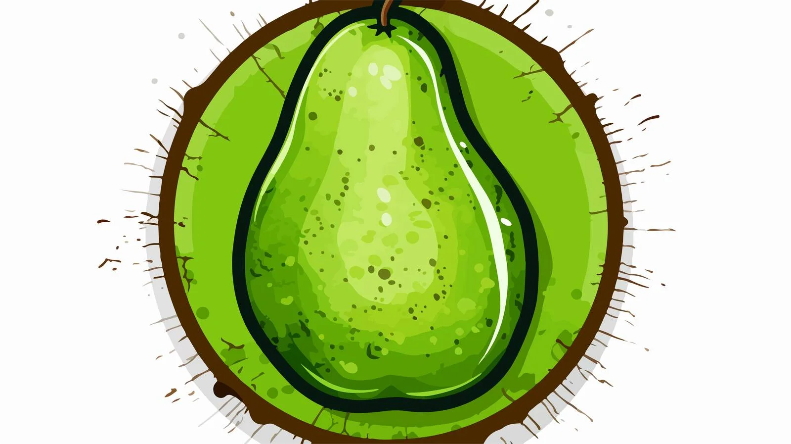 Distressed Circular Peeling Sticker Symbol — free download from Dotvec