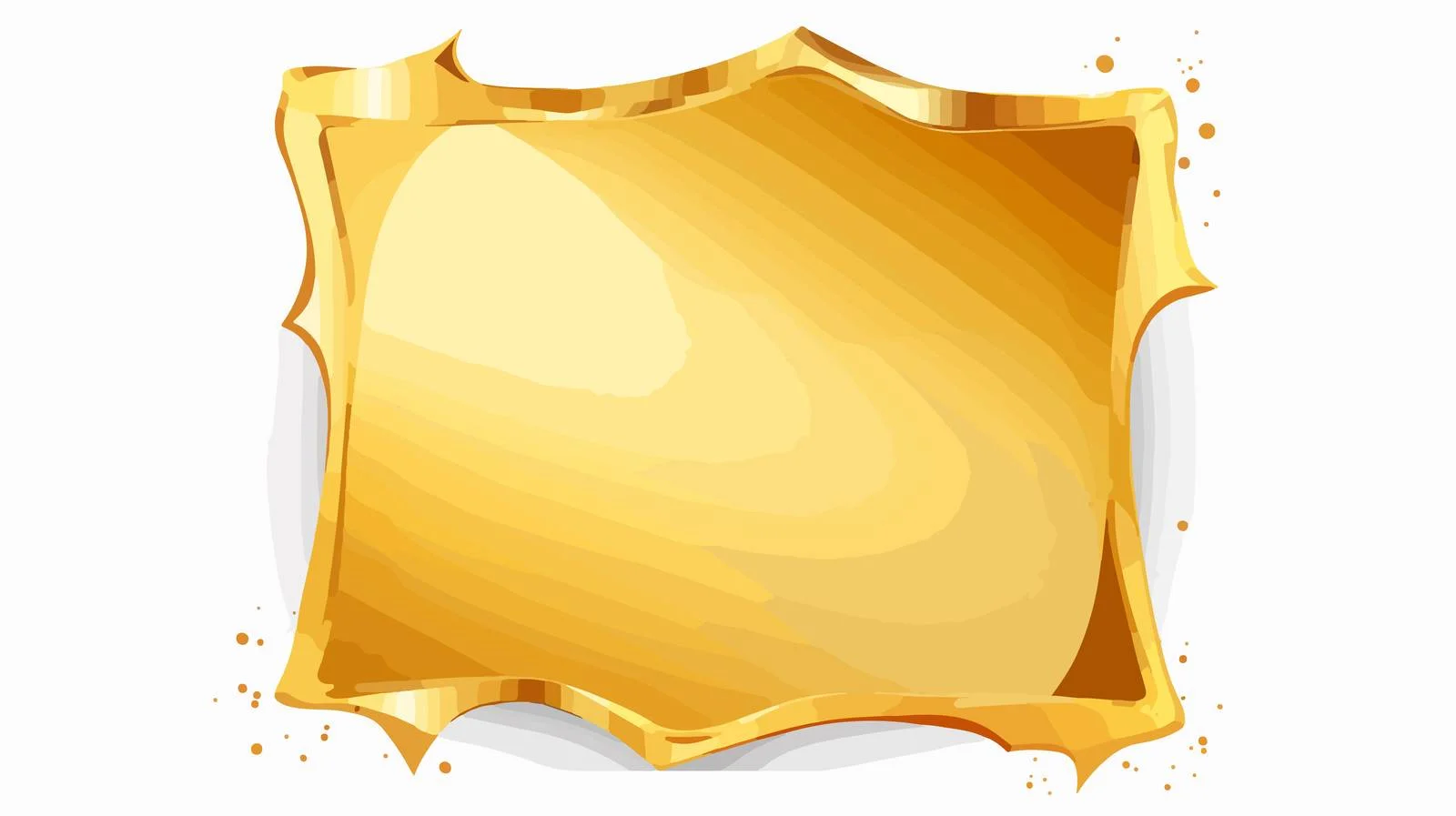 Distressed Gold Sticker Symbol M — free download from Dotvec