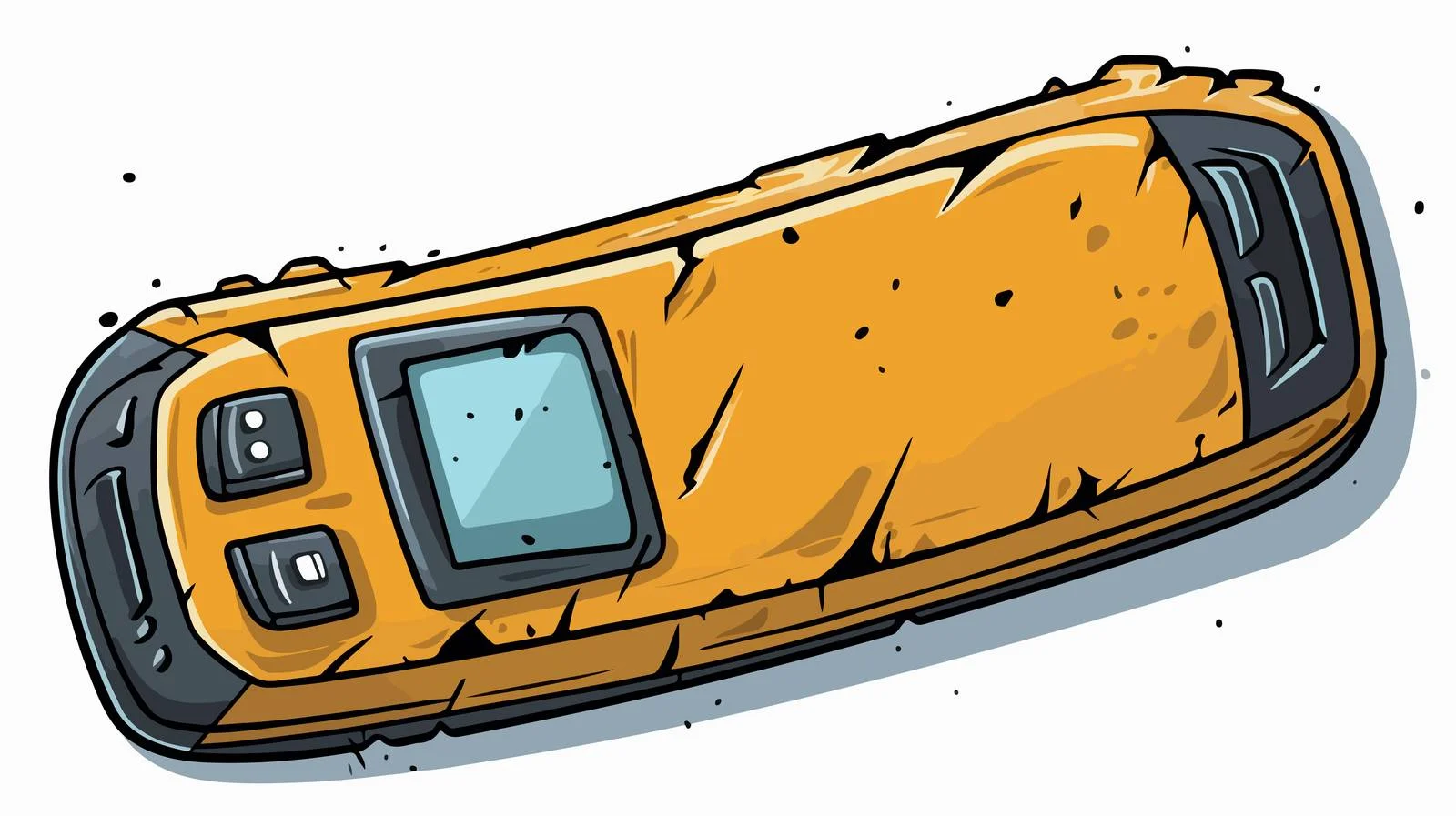 Cartoon Mobile Phone Sticker — free download from Dotvec