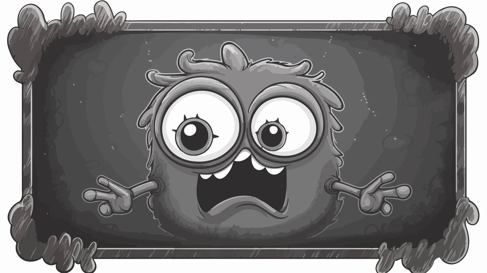 Vintage Chalkboard Sticker — free download from Dotvec