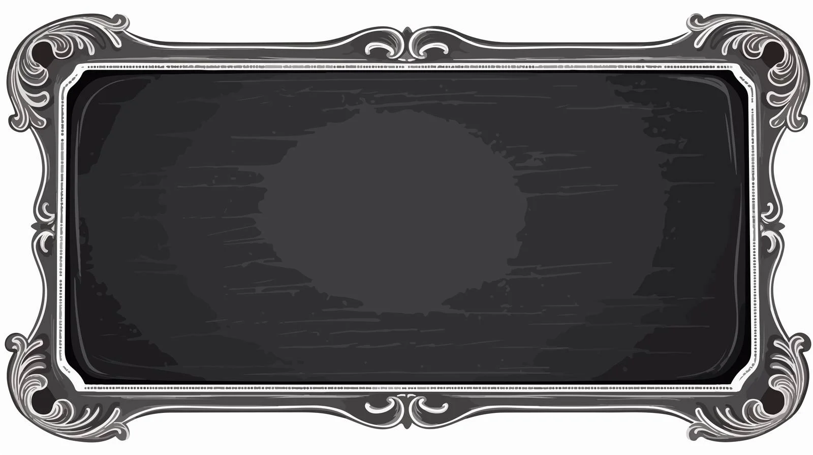 Cute Cartoon Chalkboard Sticker — free download from Dotvec