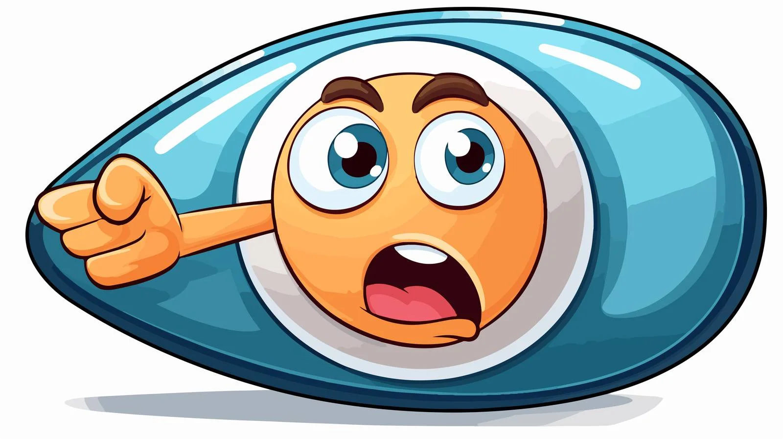 Cute Cartoon Fast Forward Sticker — free download from Dotvec