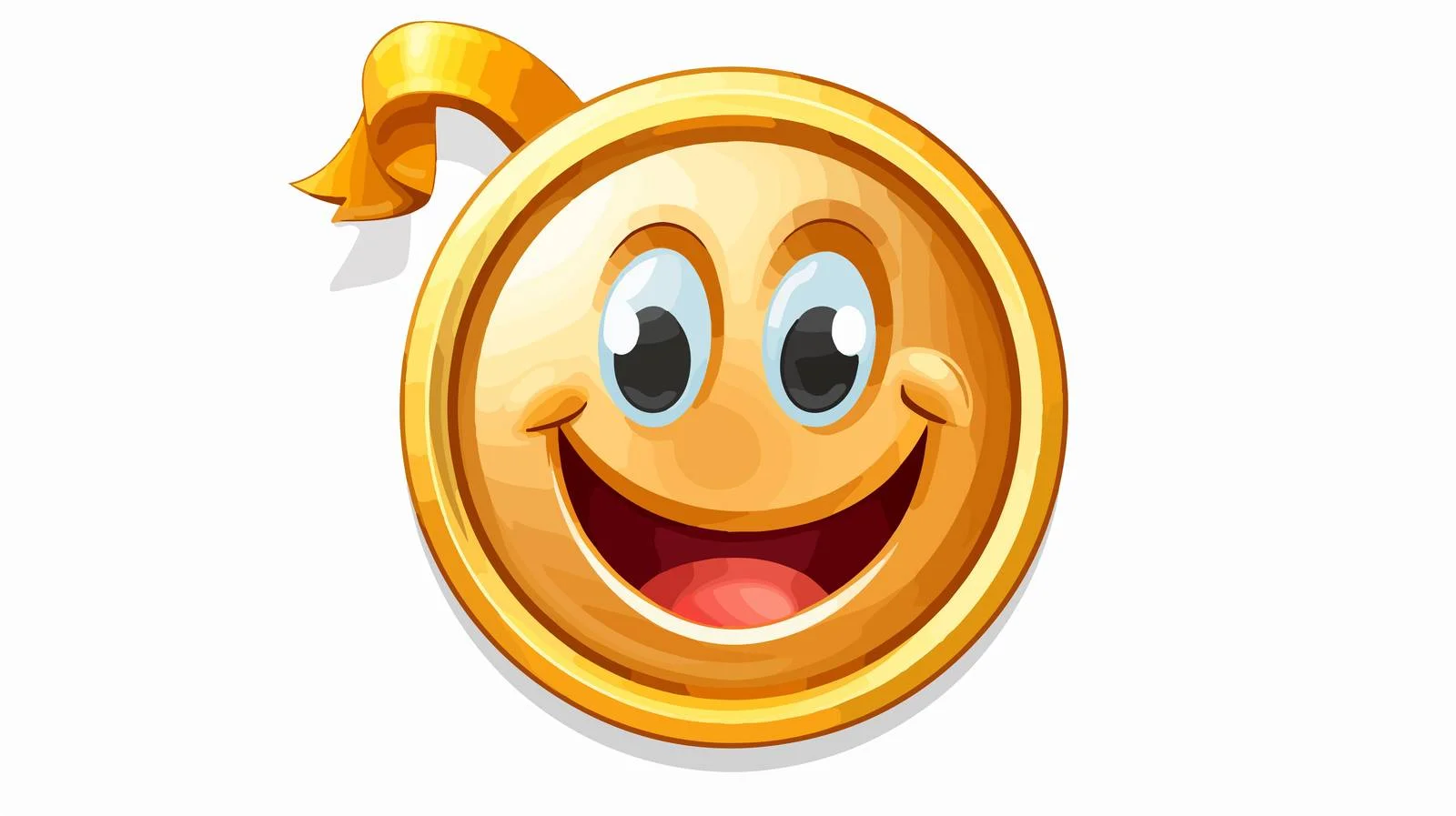 Distressed Cartoon Gold Medal Sticker — free download from Dotvec