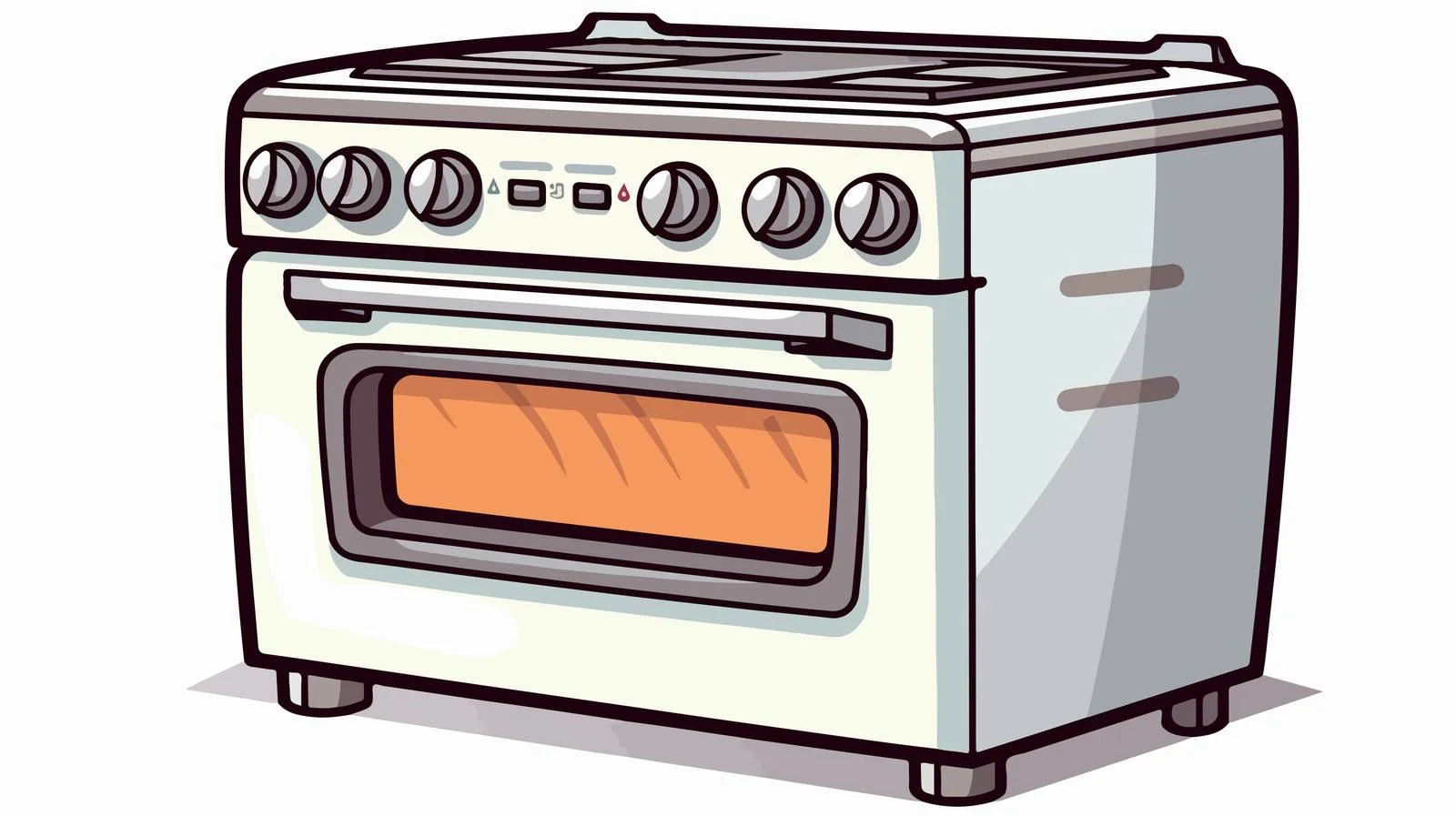 Charming Oven Sticker — free download from Dotvec