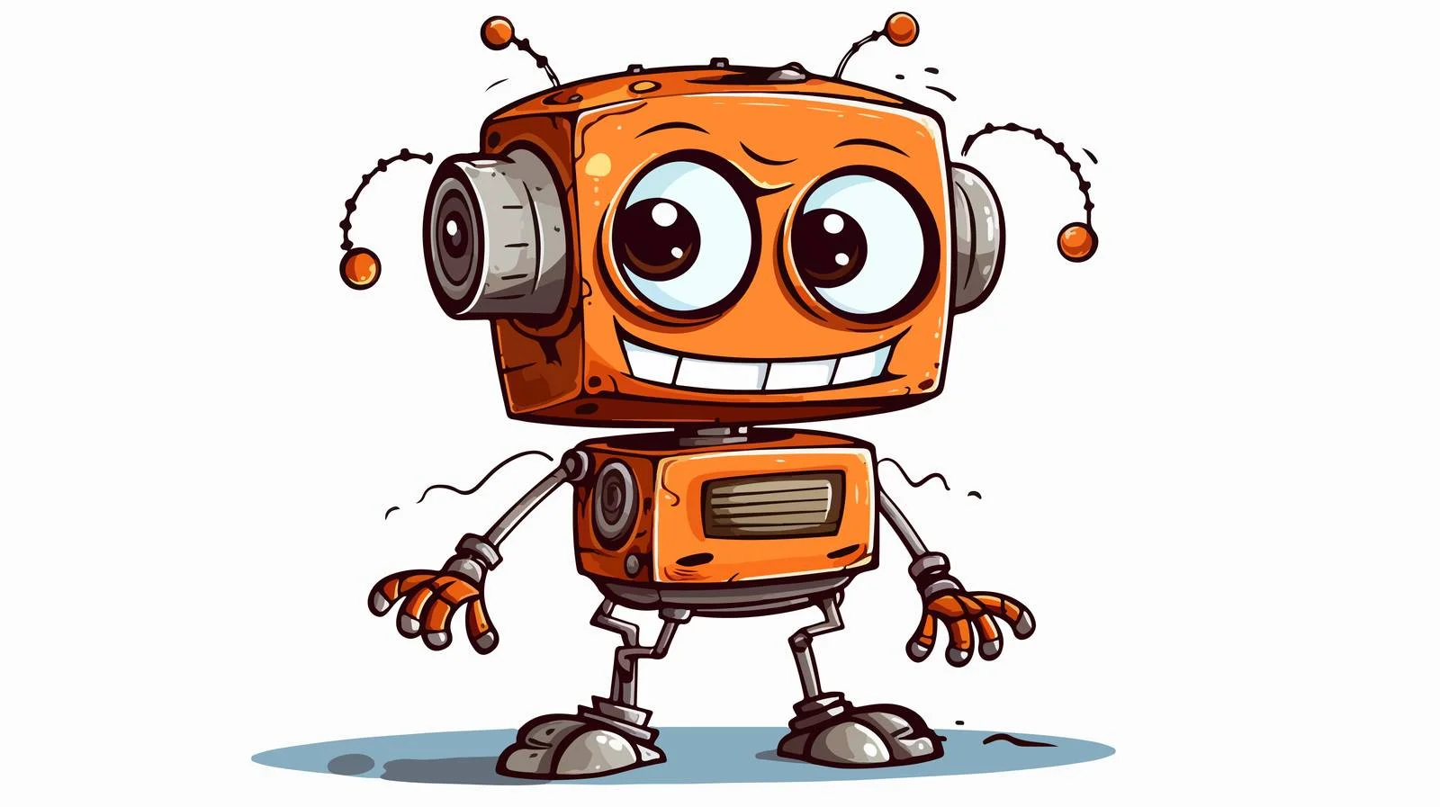 Cute Cartoon Malfunction Sticker — free download from Dotvec