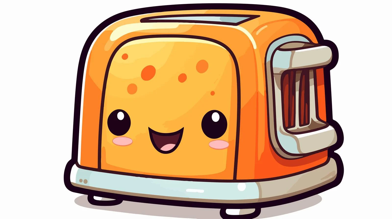 Vintage Toaster Sticker — free download from Dotvec