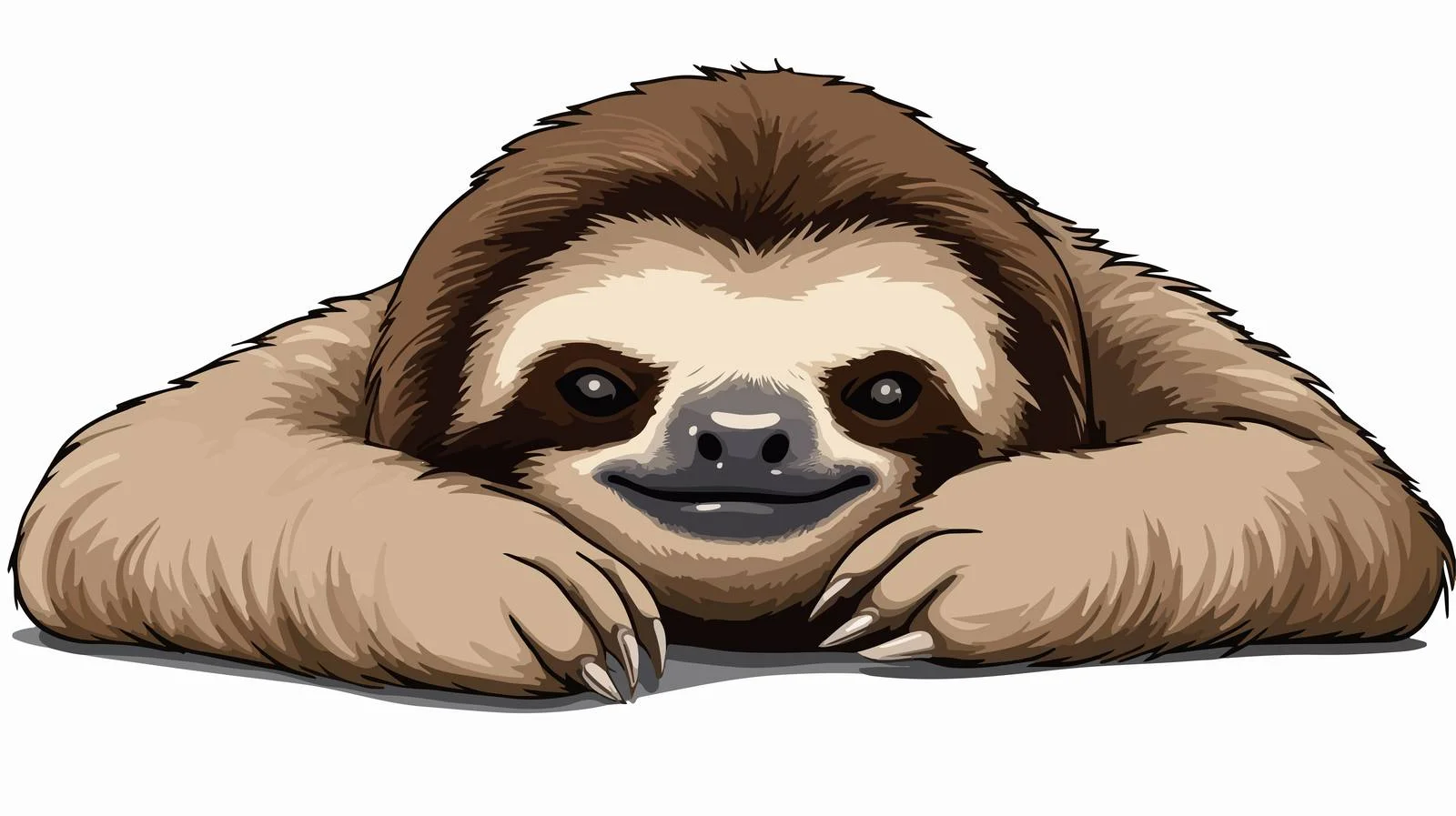 Quirky Hand-Drawn Cartoon Sticker — free download from Dotvec