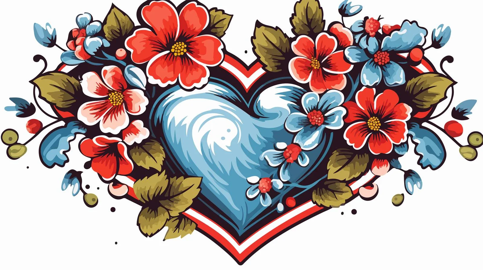 Traditional Tattoo Sticker — free download from Dotvec