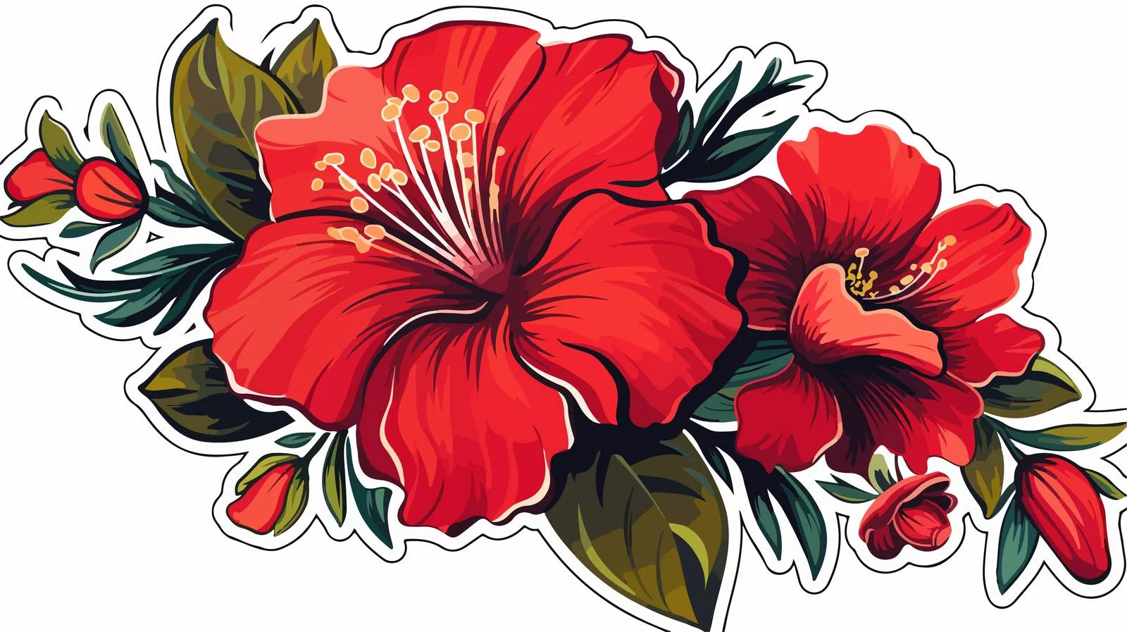 Traditional Style Distressed Tattoo Sticker — free download from Dotvec