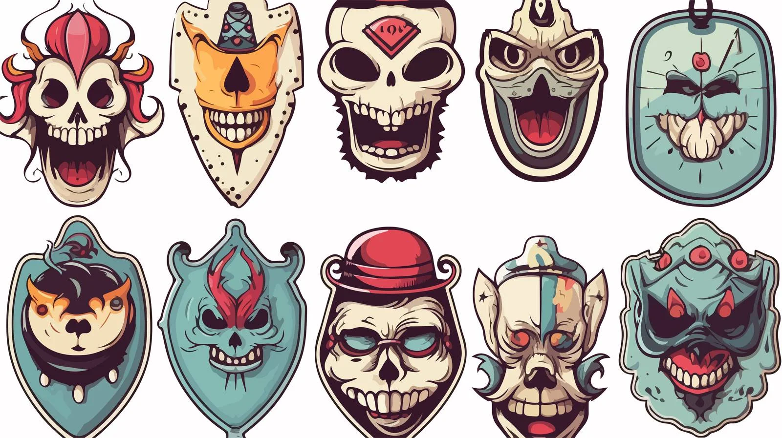 Traditional Sticker Tattoo Artwork — free download from Dotvec