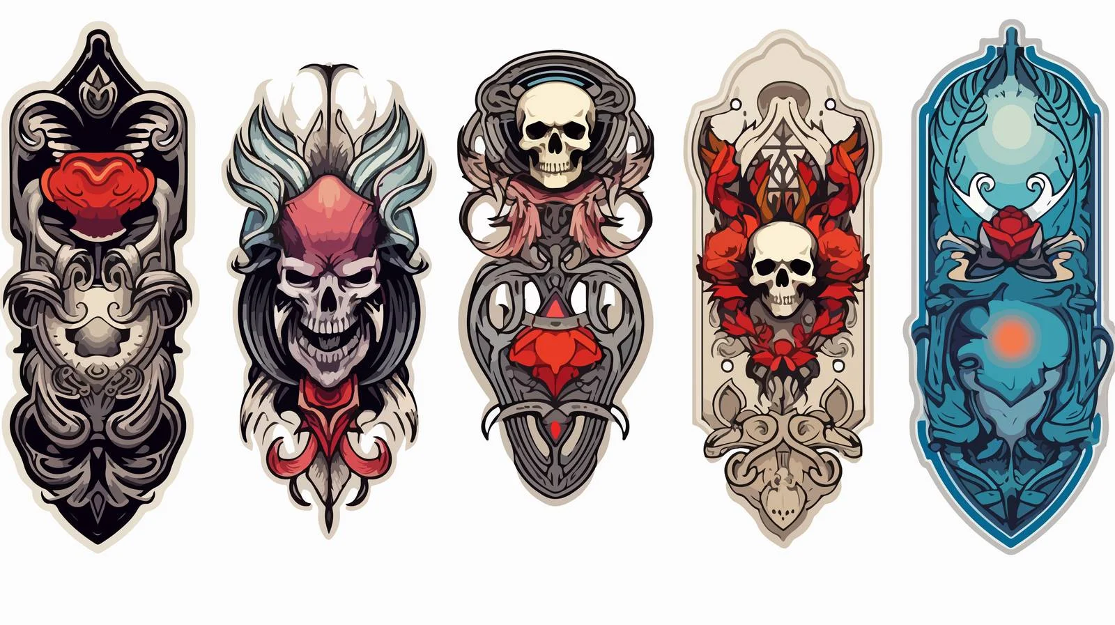 Distressed Sticker Tattoo in Traditional Style — free download from Dotvec