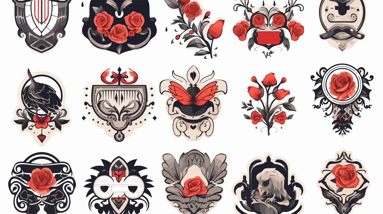 Distressed Sticker Tattoo in Traditional Style — free download from Dotvec