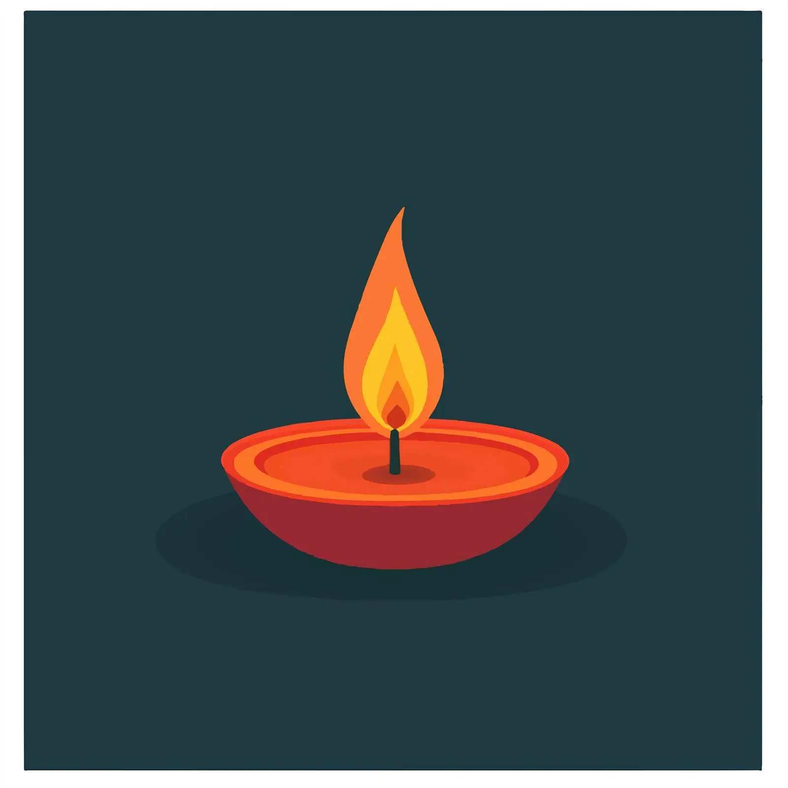 Flat Diwali Diya Lamp Vector Illustration — free download from Dotvec