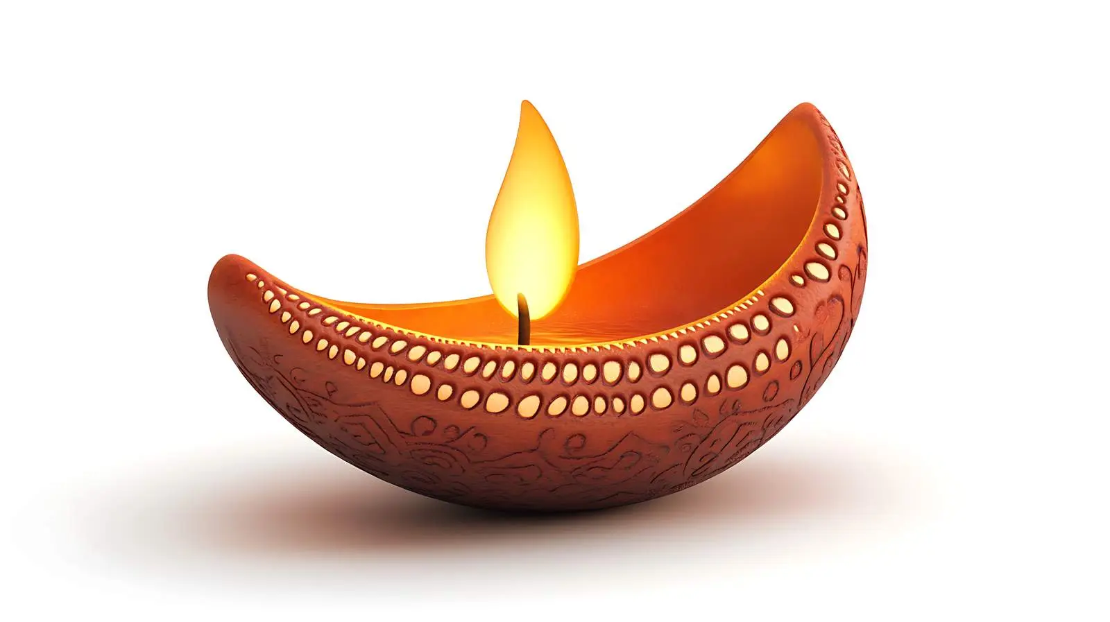Exquisite Diwali Lamp Design — free download from Dotvec
