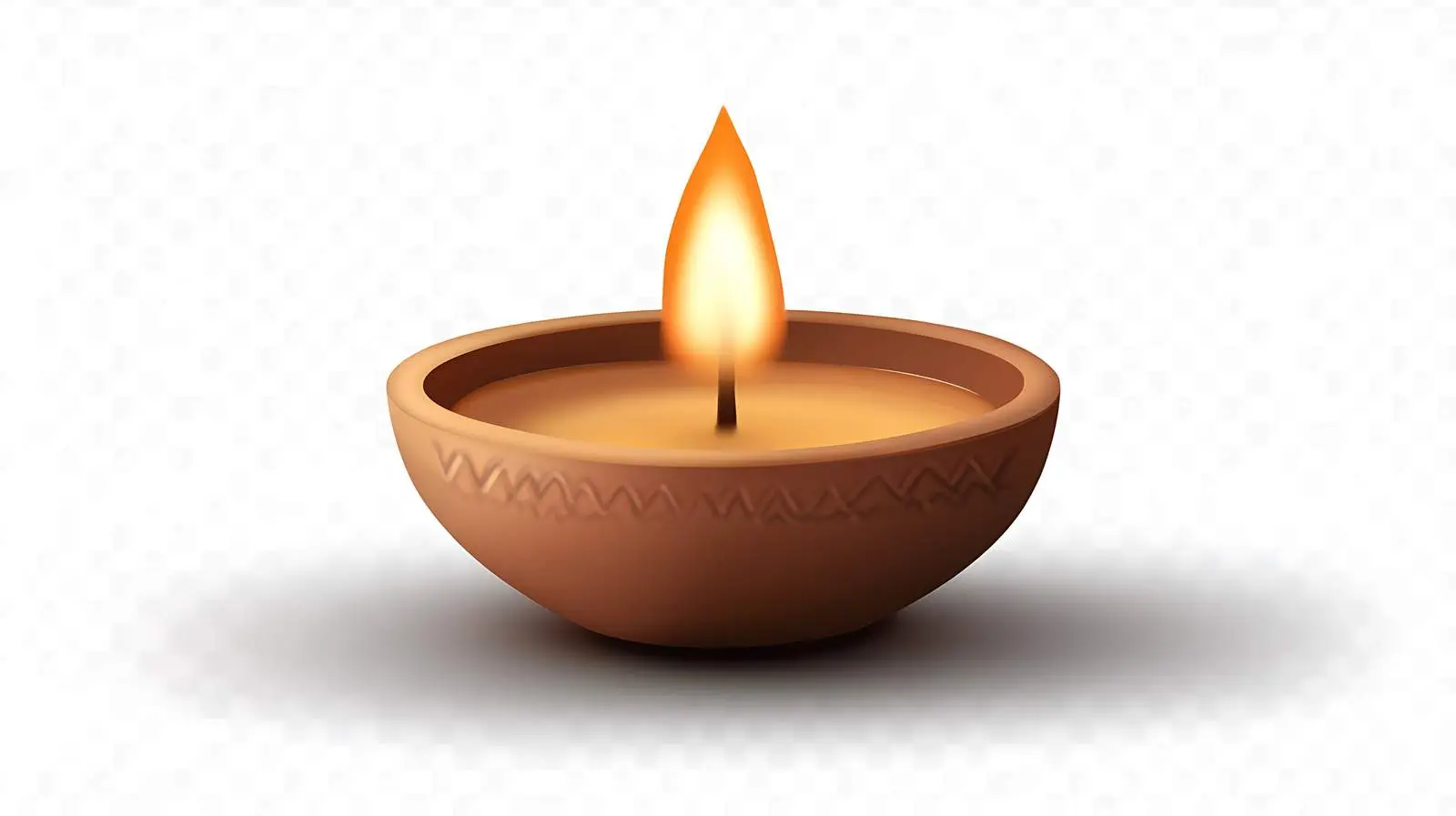 Diya Lamp Isolated on Transparent Background — free download from Dotvec