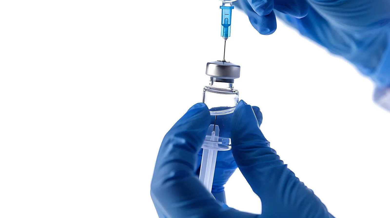 Medical Professional Filling Syringe Image — free download from Dotvec