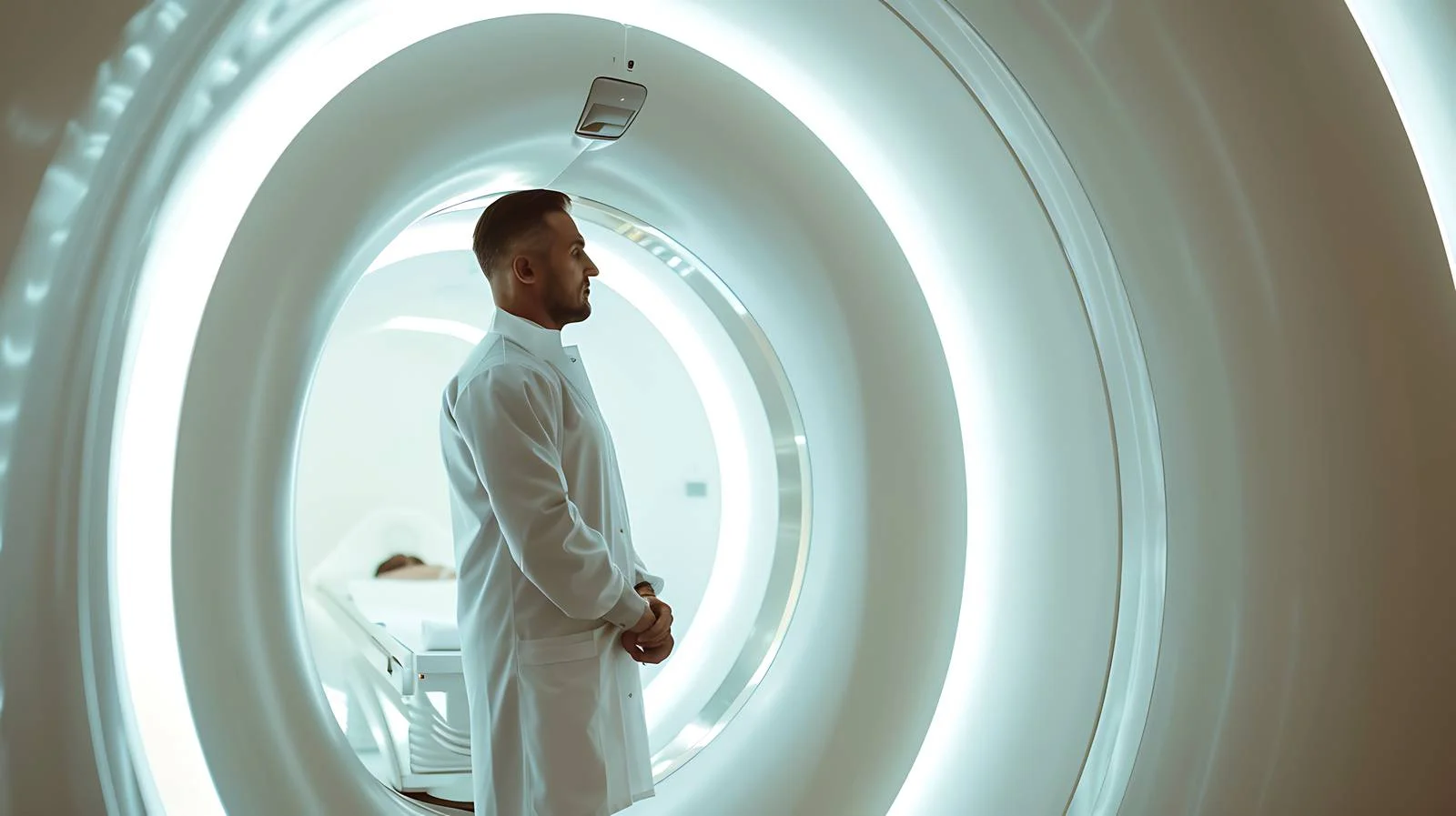 Medical Professional Examining MRI Scan — free download from Dotvec