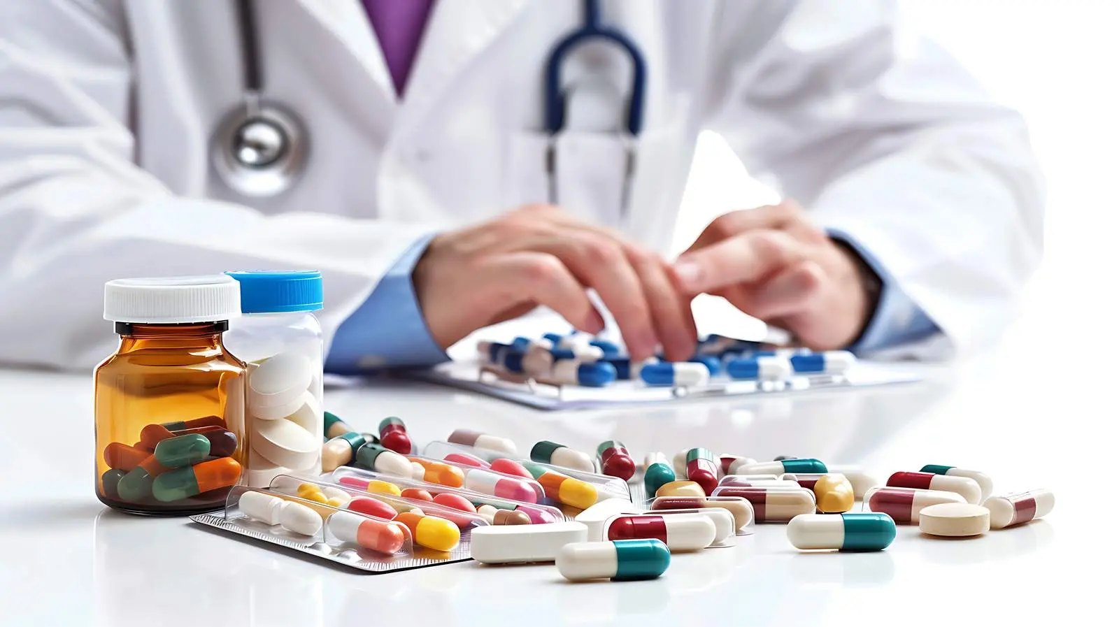 Isolated Medicine Drugs on White Background – free clinic image from Dotvec