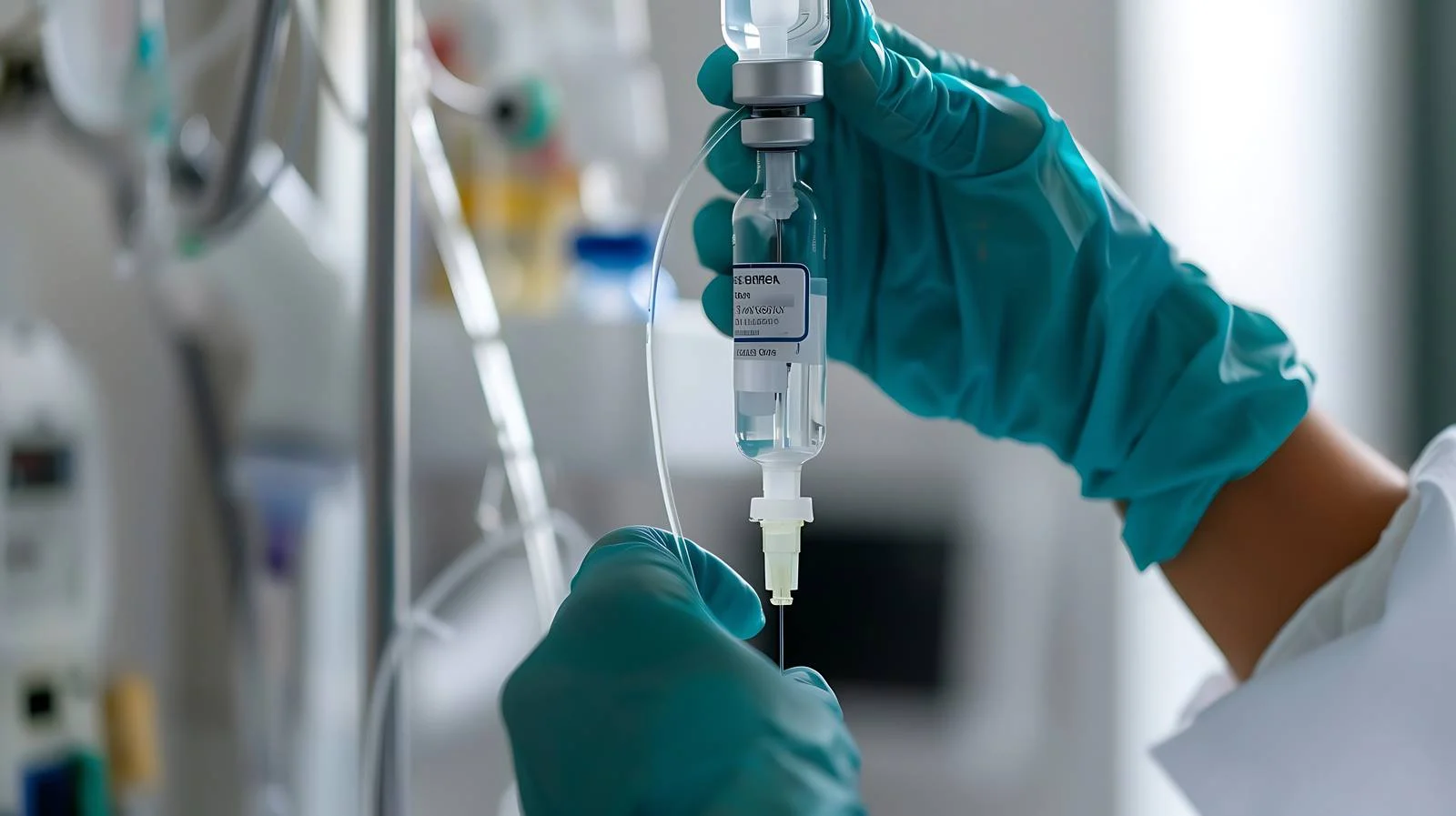 Medical IV Drip Preparation – free prep image from Dotvec