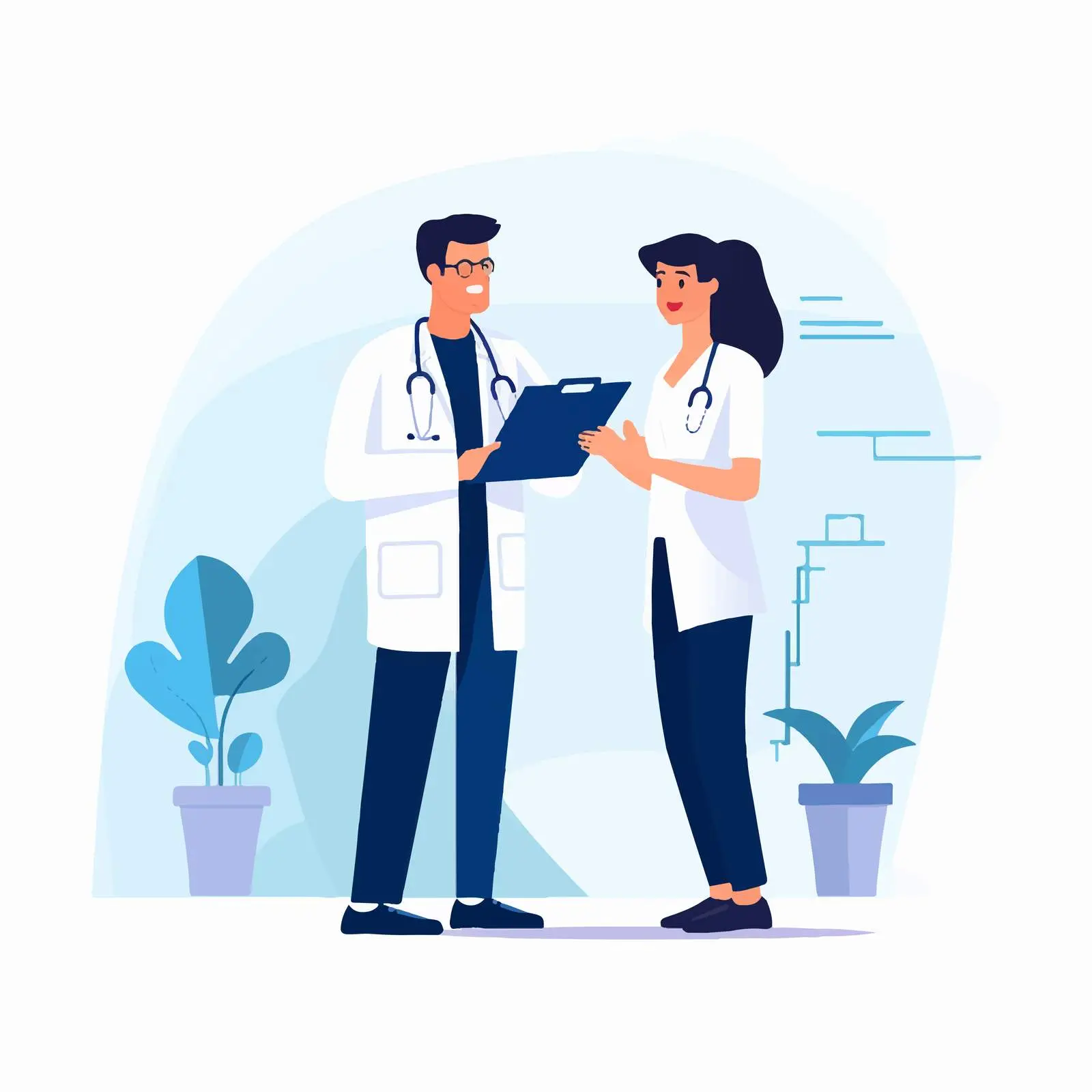 Doctor Consulting with Patient on Therapy Session — free download from Dotvec