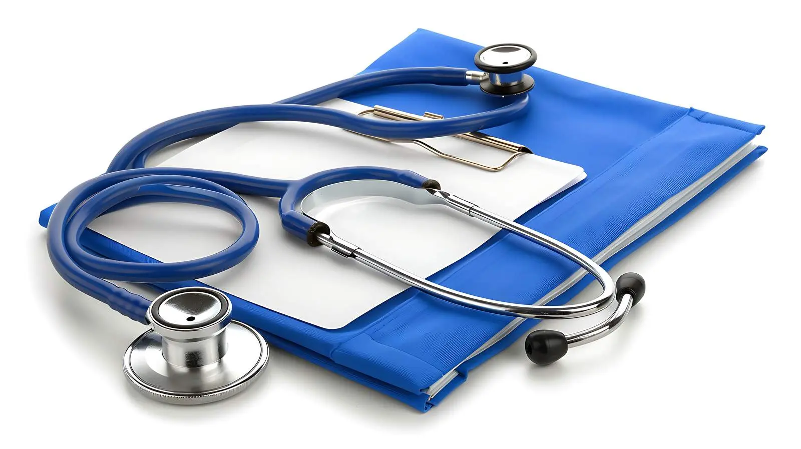 Doctor's Stethoscope and Folder on Desk – free clinic image from Dotvec