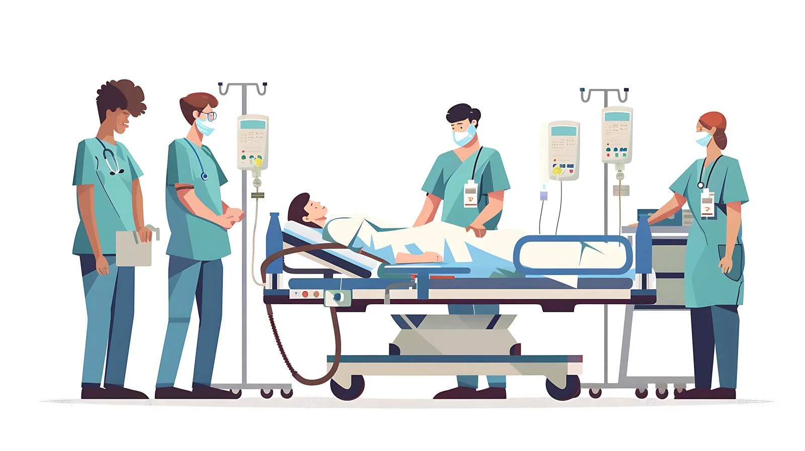 Emergency Care Unit Medical Staff — free download from Dotvec