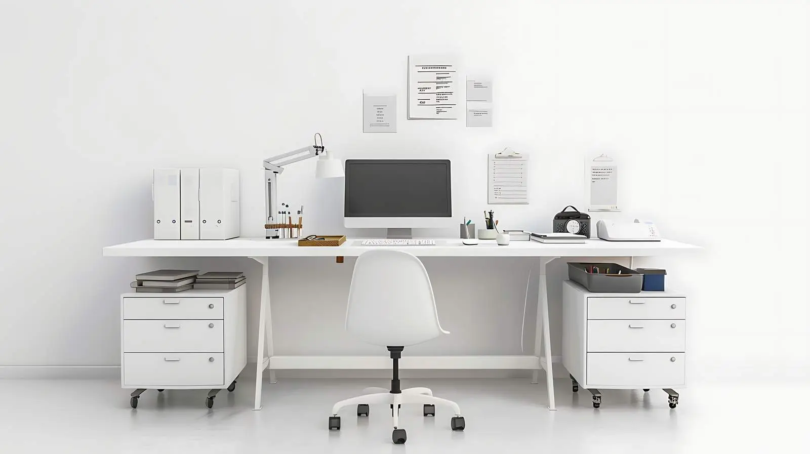 Doctor's Workspace with Patients at Table – free team image from Dotvec