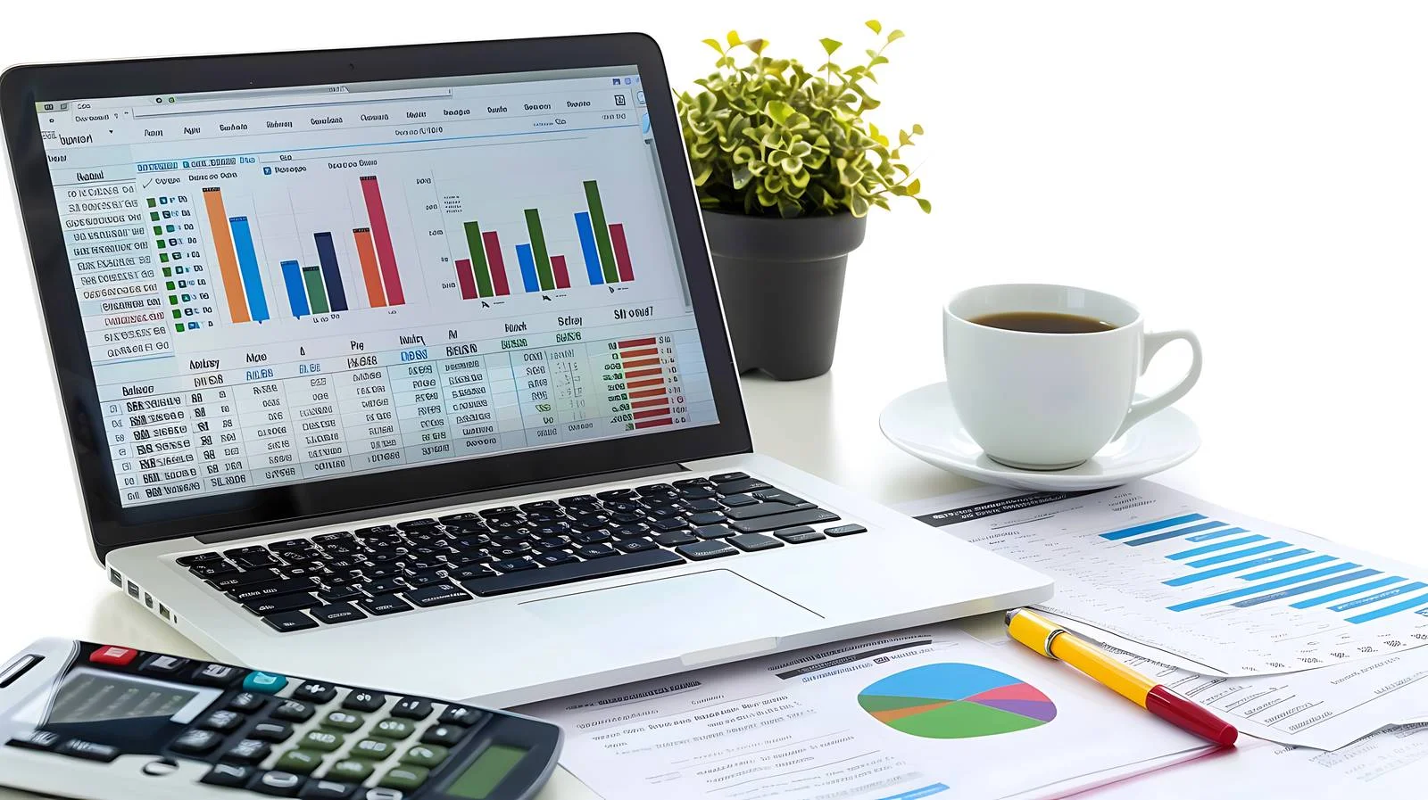 Financial Report Overview — free download from Dotvec