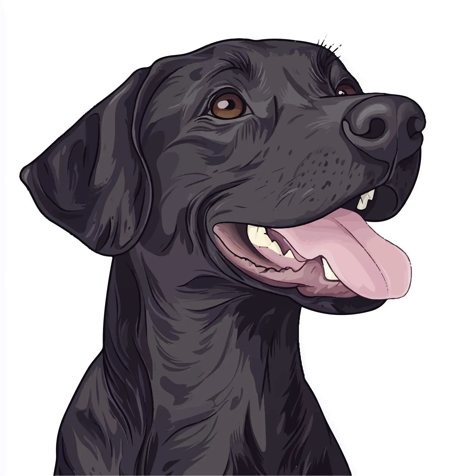 Hand Drawn Dog Cartoon Vector Illustration — free download from Dotvec