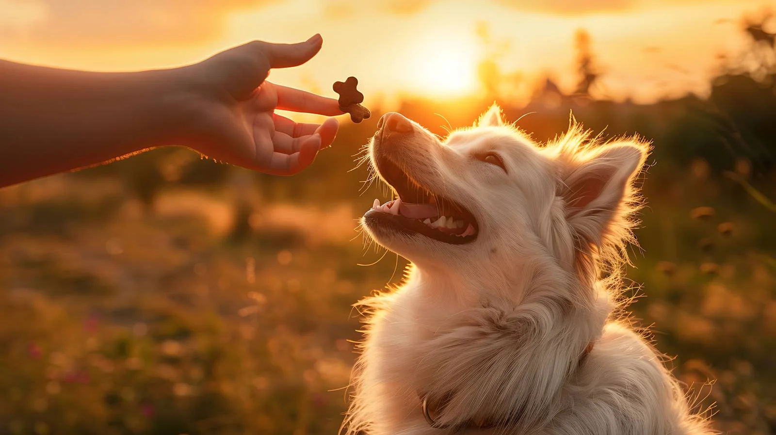 Energetic Dog Catching Treats — free download from Dotvec