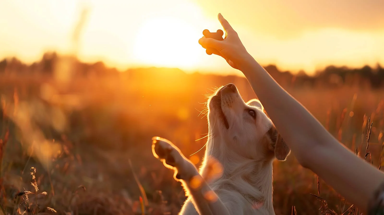 Energetic Dog Grabs Treats Jumping Joyfully — free download from Dotvec