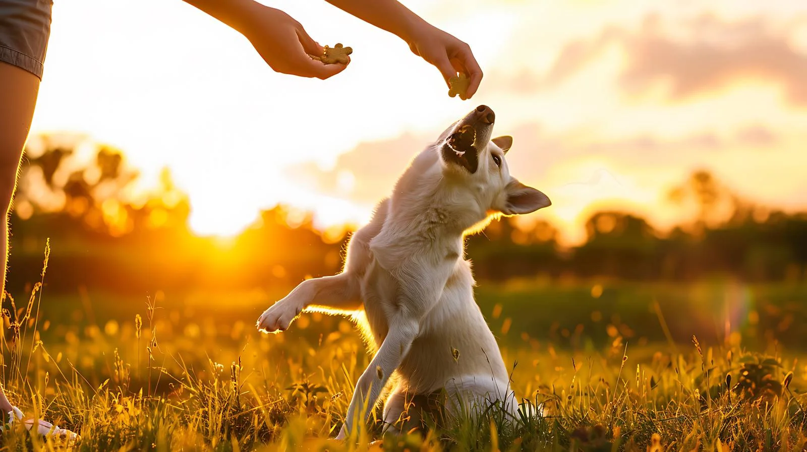 Energetic Dog Catching Treats — free download from Dotvec