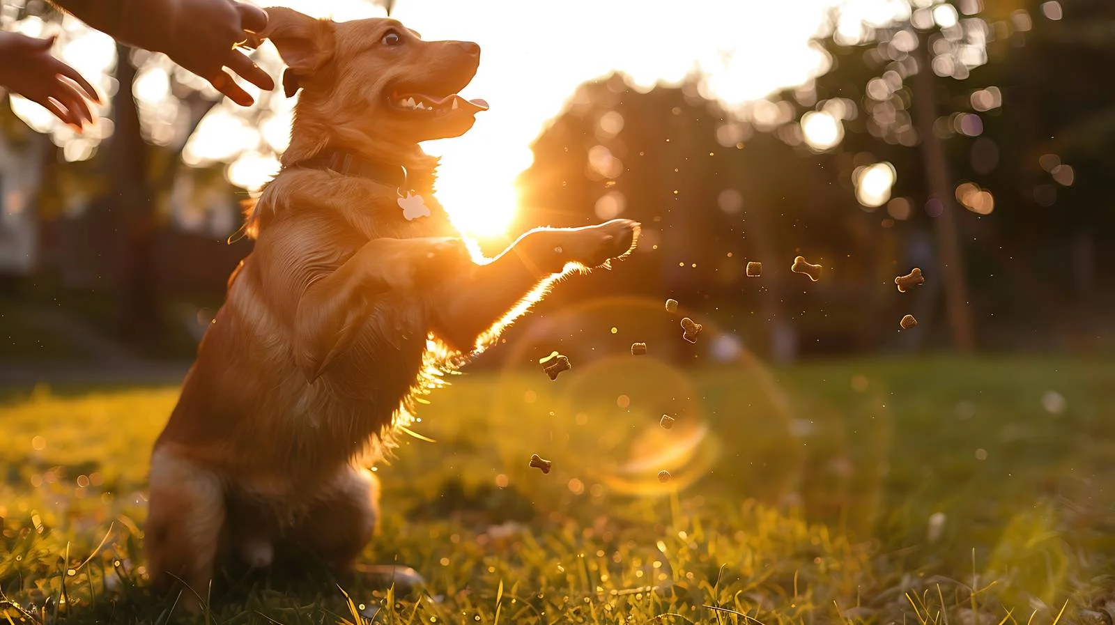 Energetic Dog Fetching Treats — free download from Dotvec