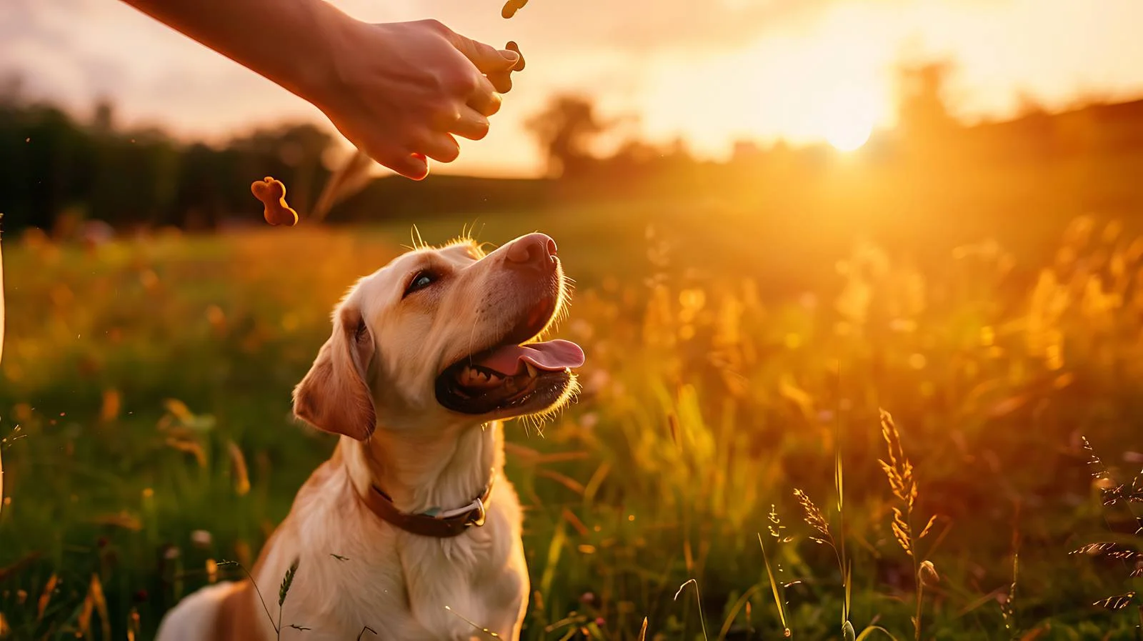 Energetic Dog Retrieves Treats — free download from Dotvec