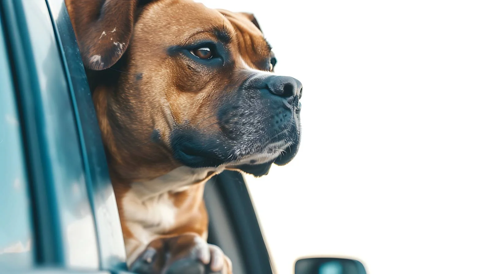Dog Travels in Car — free download from Dotvec