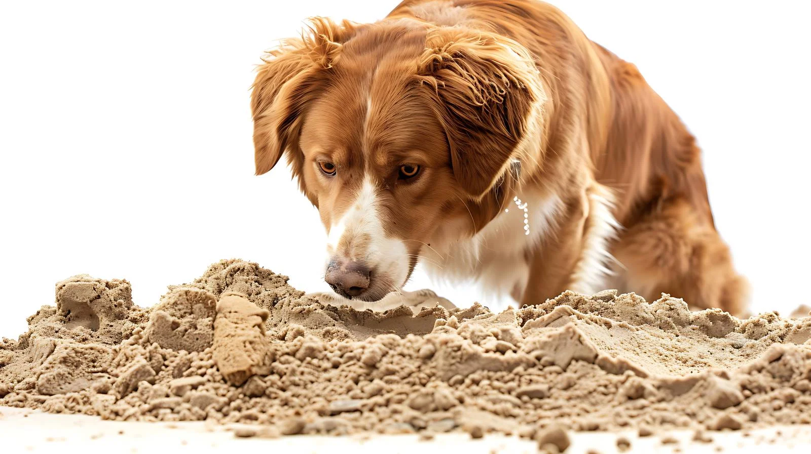 Dog Enjoying Beach Playtime — free download from Dotvec