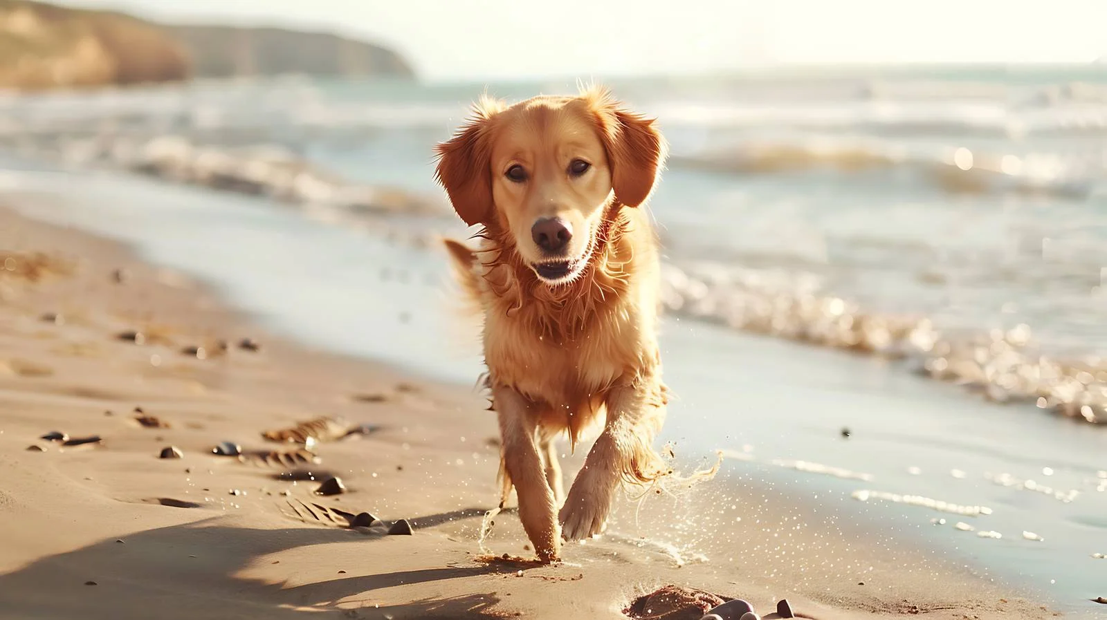 Happy Dog Beach Playtime — free download from Dotvec