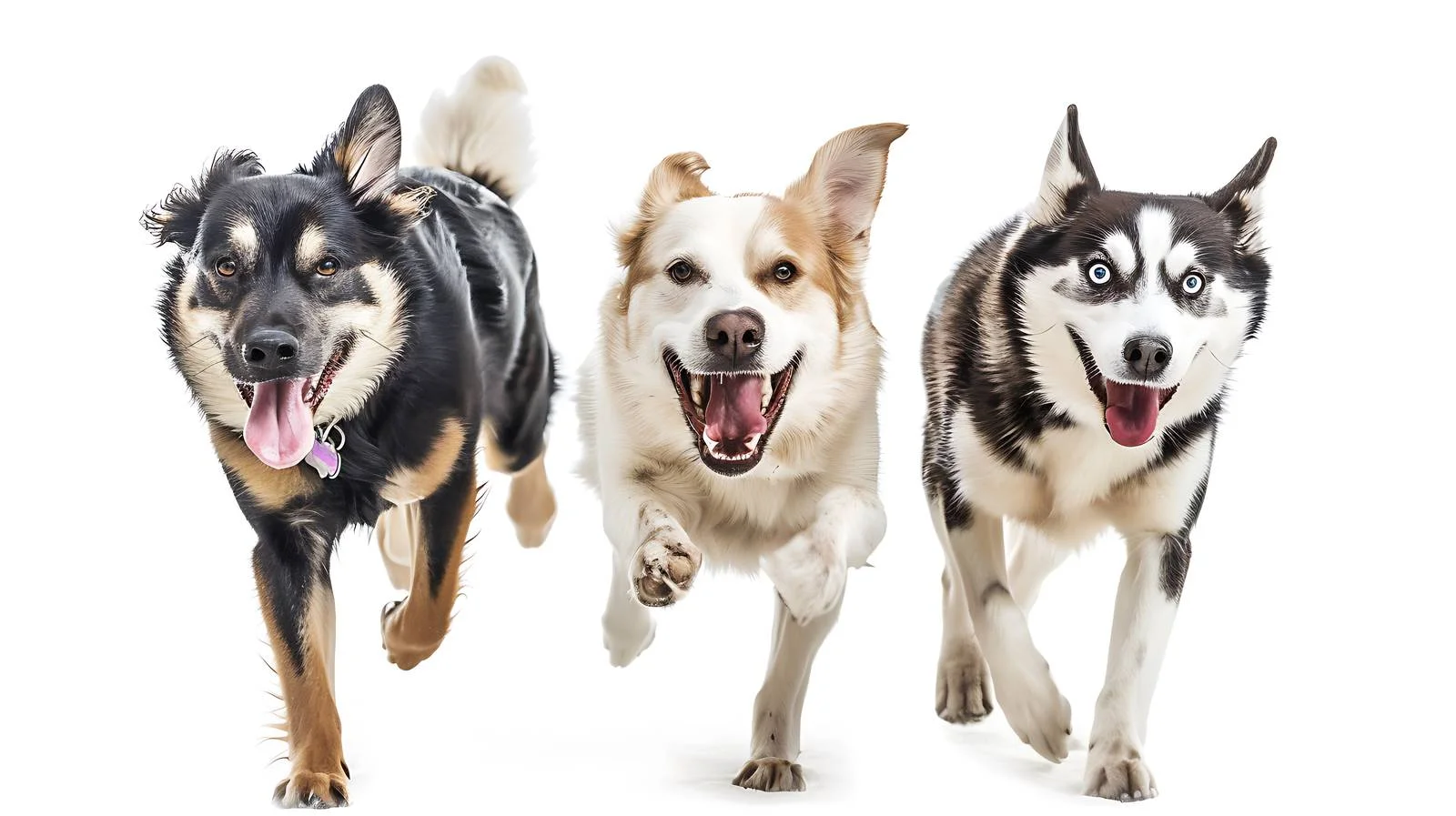 Happy Dogs Playing on Beach — free download from Dotvec