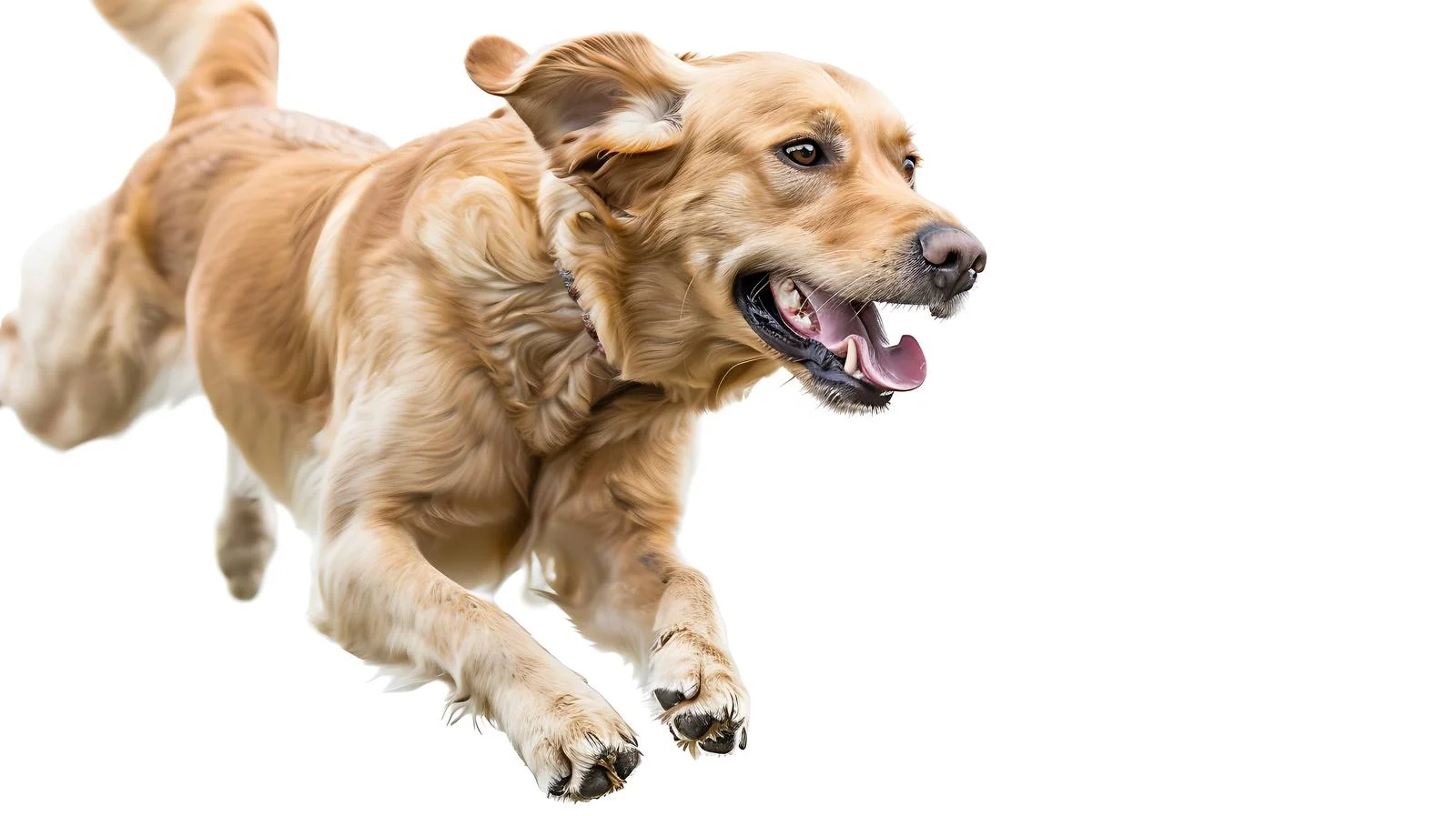 Dog Running on Beach Concept — free download from Dotvec